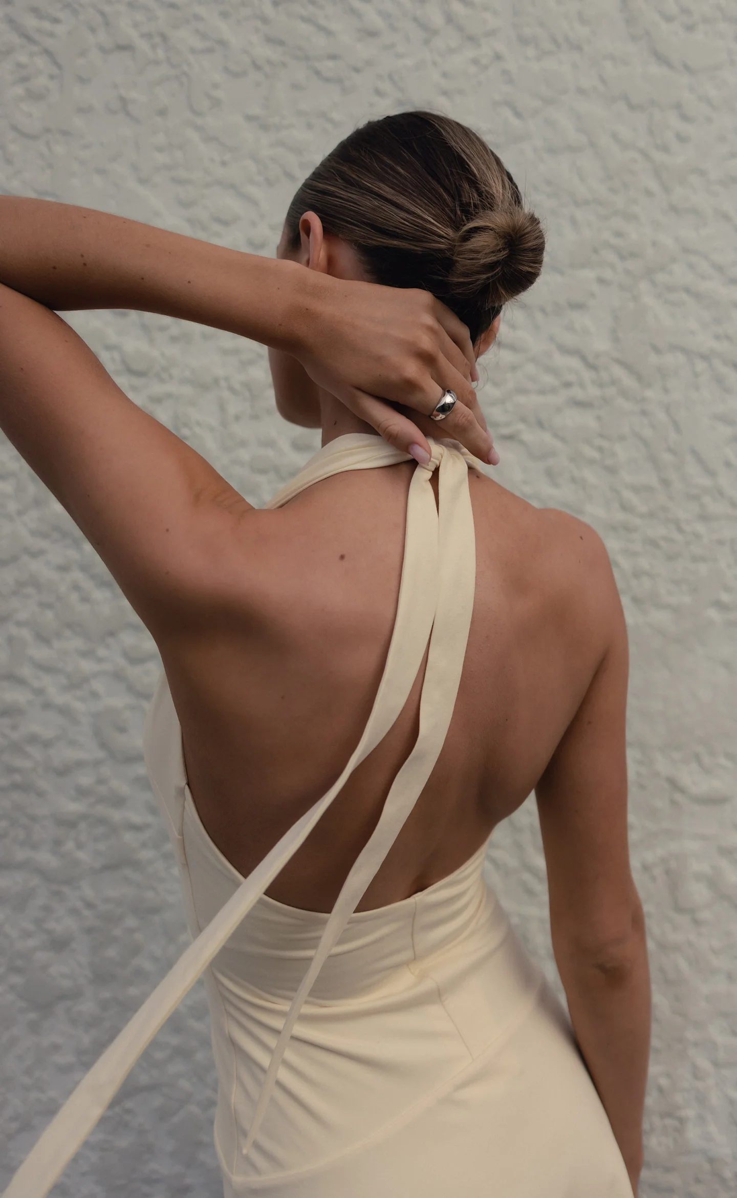 Araminta Mini Dress (Butter)